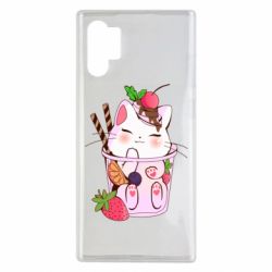 Чохол для Samsung Note 10 Plus Cocktail cat - PrintSalon