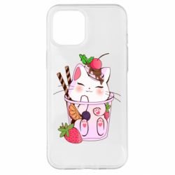 Чохол для iPhone 12 Pro Max Cocktail cat - PrintSalon