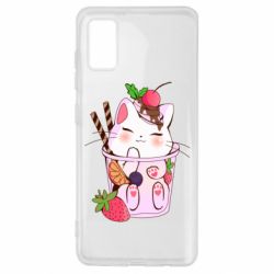 Чохол для Samsung A41 Cocktail cat - PrintSalon