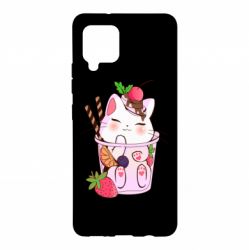 Чохол для Samsung A42 5G Cocktail cat - PrintSalon