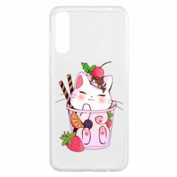 Чохол для Samsung A50 Cocktail cat - PrintSalon