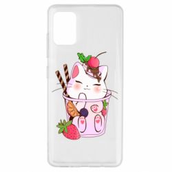 Чохол для Samsung A51 Cocktail cat - PrintSalon