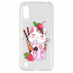 Чохол для Samsung A01 / M01 Cocktail cat - PrintSalon