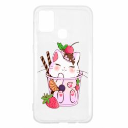 Чохол для Samsung M31 Cocktail cat - PrintSalon