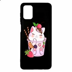 Чохол для Samsung M51 Cocktail cat - PrintSalon