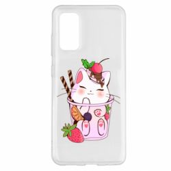 Чохол для Samsung S20 Cocktail cat - PrintSalon