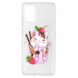 Чохол для Samsung S20+ Cocktail cat - PrintSalon