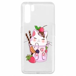Чохол для Oppo A91 / Reno3Cocktail cat - PrintSalon