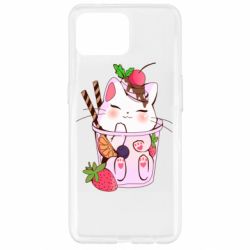 Чохол для Oppo Reno 4 Lite Cocktail cat - PrintSalon