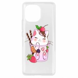 Чохол для Xiaomi Mi11 Cocktail cat - PrintSalon