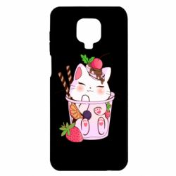 Чохол для Xiaomi Redmi Note 9S / 9Pro / 9Pro Max Cocktail cat - PrintSalon