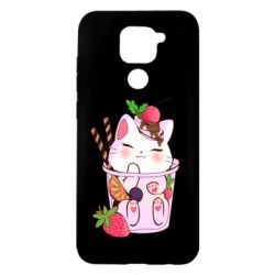 Чохол для Xiaomi Redmi Note 9 / Redmi 10X Cocktail cat - PrintSalon