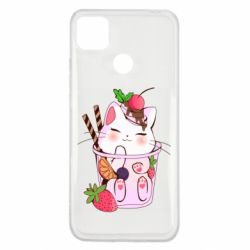 Чохол для Xiaomi Redmi 9c Cocktail cat - PrintSalon