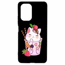 Чехол для Xiaomi Poco F3/K40 Cocktail cat