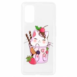 Чохол для Realme 7 Pro Cocktail cat - PrintSalon