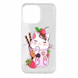 Чохол для iPhone 14 Pro Max Cocktail cat - PrintSalon