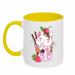 Чашка двокольорова Cocktail cat