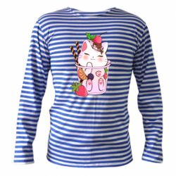 Тільник з довгим рукавом Cocktail cat - PrintSalon