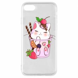 Чохол для iPhone 7 Cocktail cat - PrintSalon