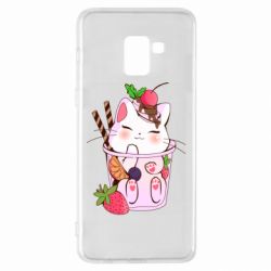Чохол для Samsung A8+ 2018 Cocktail cat - PrintSalon