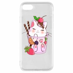 Чохол для iPhone 8 Cocktail cat - PrintSalon