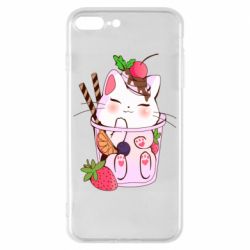 Чохол для iPhone 8 Plus Cocktail cat - PrintSalon