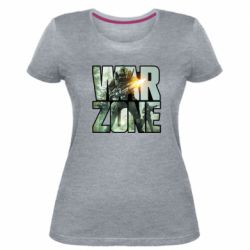 Женская премиум футболка CoD Warzone - PrintSalon