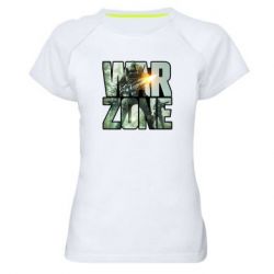 Женская футболка для спорта CoD Warzone - PrintSalon