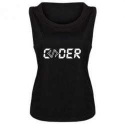 Майка жіноча Coder - PrintSalon