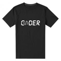 Чоловіча преміум футболка Coder - PrintSalon
