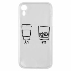 Чехол для iPhone XR Coffee and whiskey - PrintSalon