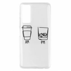 Чехол для Huawei P Smart 2021 Coffee and whiskey - PrintSalon