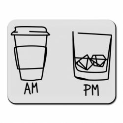 Коврик для мыши Coffee and whiskey - PrintSalon