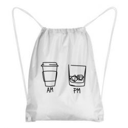 Рюкзак-мешок Coffee and whiskey - PrintSalon