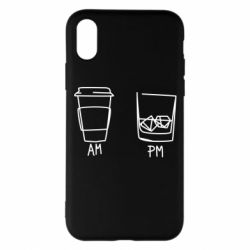 Чехол для iPhone X/Xs Coffee and whiskey - PrintSalon