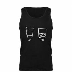 Мужская майка Coffee and whiskey - PrintSalon