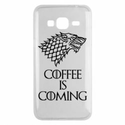 Чехол для Samsung J3 2016 Coffee is coming - PrintSalon