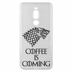Чехол для Meizu Note 8 Coffee is coming - PrintSalon