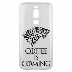 Чехол для Meizu X8 Coffee is coming - PrintSalon