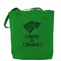 Эко-сумка Coffee is coming - PrintSalon
