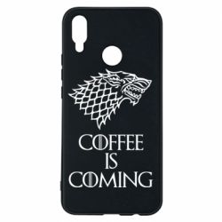 Чехол для Huawei P Smart Plus 2018 Coffee is coming - PrintSalon