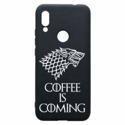 Чехол для Xiaomi Redmi 7 Coffee is coming - PrintSalon