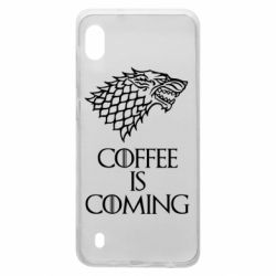 Чехол для Samsung A10 Coffee is coming - PrintSalon