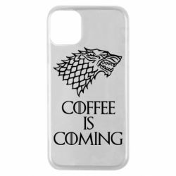 Чехол для iPhone 11 Pro Coffee is coming - PrintSalon