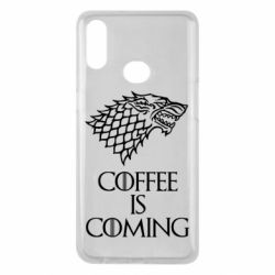 Чехол для Samsung A10s Coffee is coming - PrintSalon