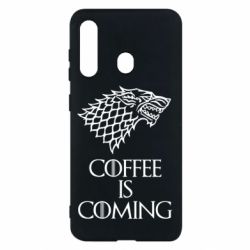 Чехол для Samsung M40 Coffee is coming - PrintSalon