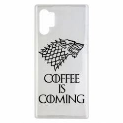 Чехол для Samsung Note 10 Plus Coffee is coming - PrintSalon