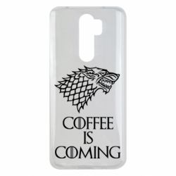 Чехол для Xiaomi Redmi Note 8 Pro Coffee is coming - PrintSalon