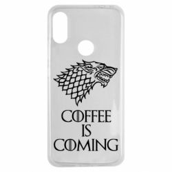 Чехол для Xiaomi Redmi Note 7 Coffee is coming - PrintSalon