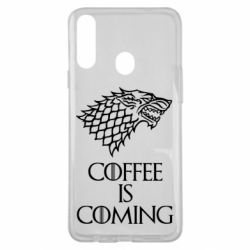 Чехол для Samsung A20s Coffee is coming - PrintSalon